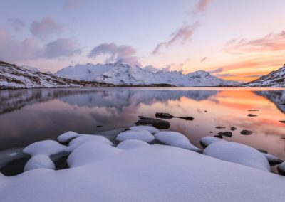 alps - alpen -lake -see - berge - mountains - landscape - nature - sunset - South tyrol - Kofler Seen