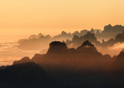 dolomiten - dolomites - berge - mountains - landscape - nature - sunrise - dürrenstein - South tyrol